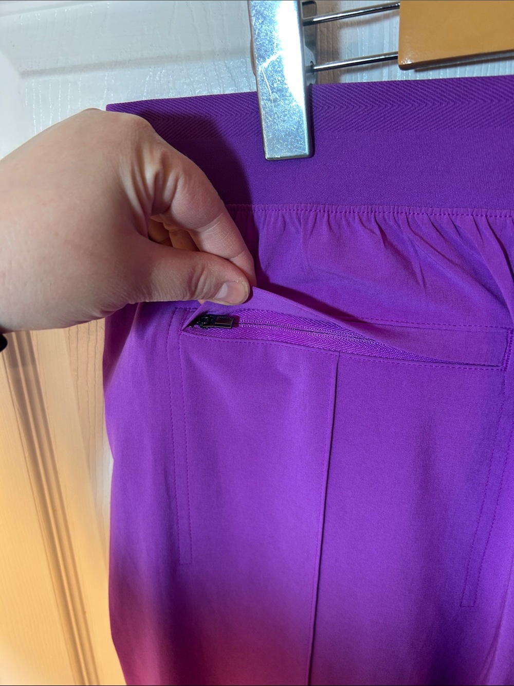 ATHLETA VIENNA SLIM PANT IN JAZZY PURPLE - Picture 11 of 12